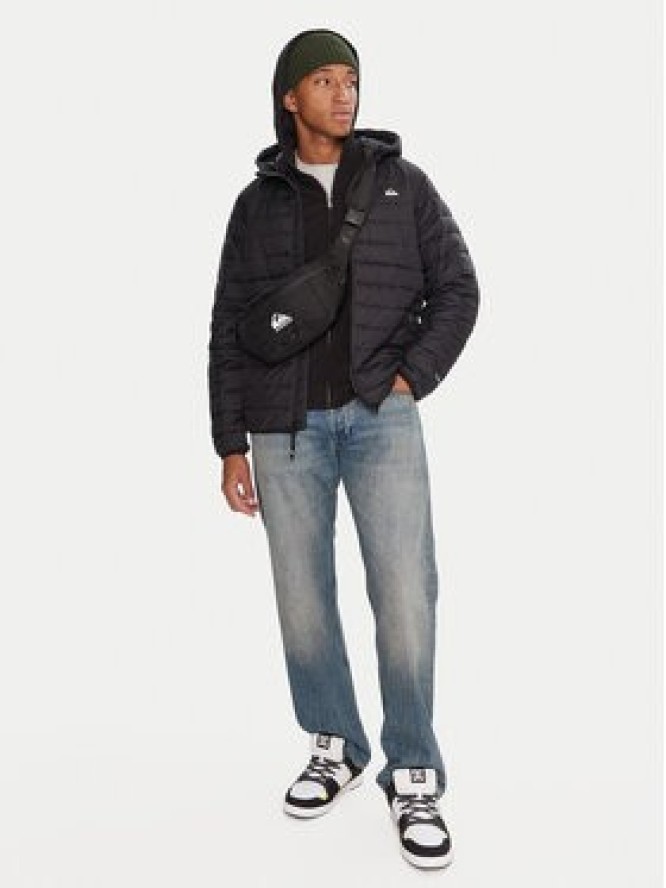 Quiksilver Kurtka przejściowa Scaly Hood EQYJK04189 Czarny Regular Fit