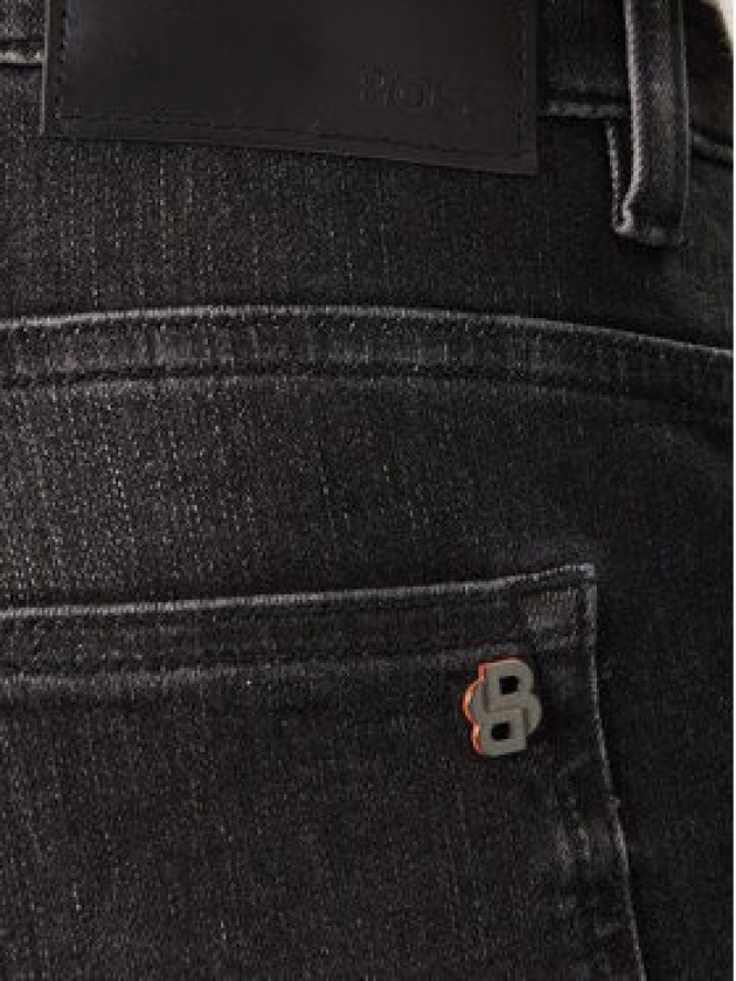 BOSS Jeansy Delaware 50553405 Czarny Slim Fit
