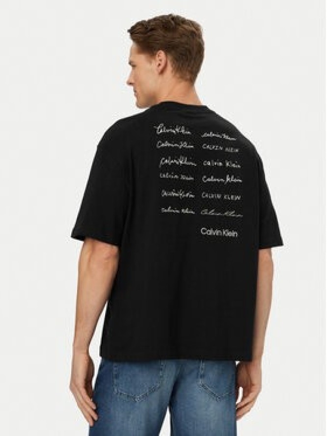 Calvin Klein Jeans T-Shirt LV04RE828G Czarny Regular Fit