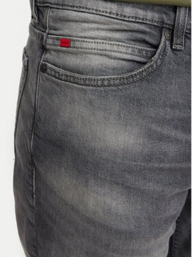 HUGO Jeansy 50561259 Szary Slim Fit