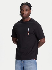 United Colors Of Benetton T-Shirt 3BL0U10A1 Czarny Oversize