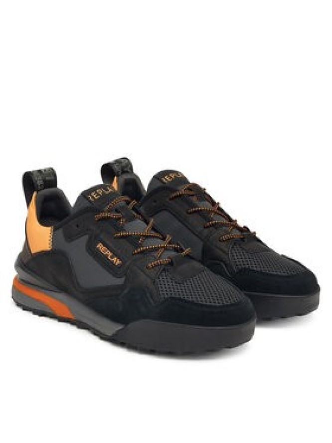 REPLAY Sneakersy Field M Sc GMSG9 .000.C0001L Czarny