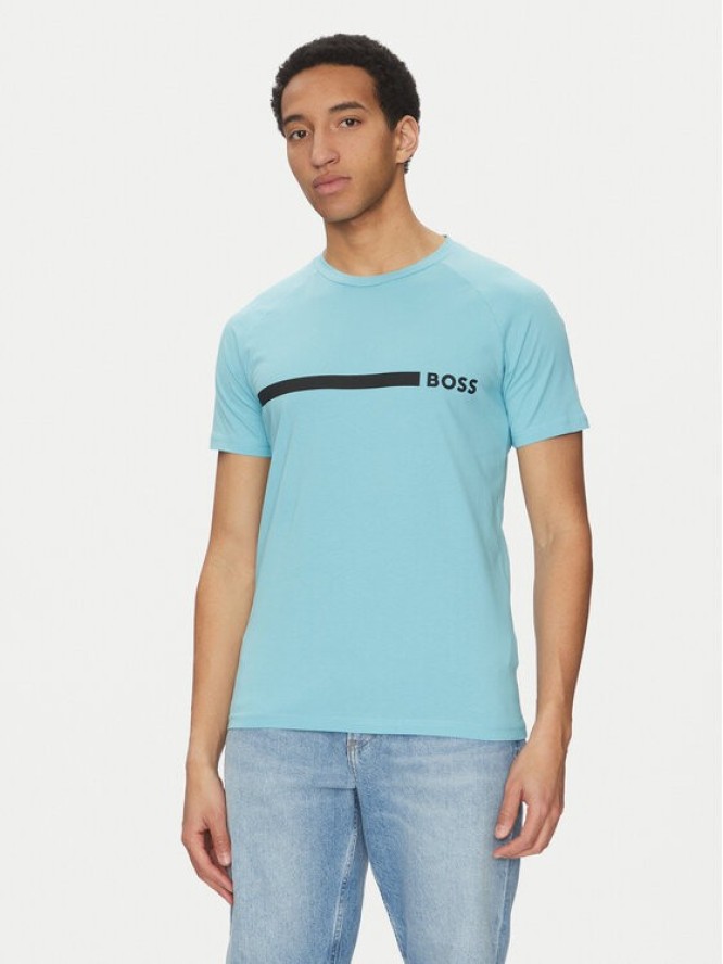 BOSS T-Shirt 50517970 Niebieski Slim Fit