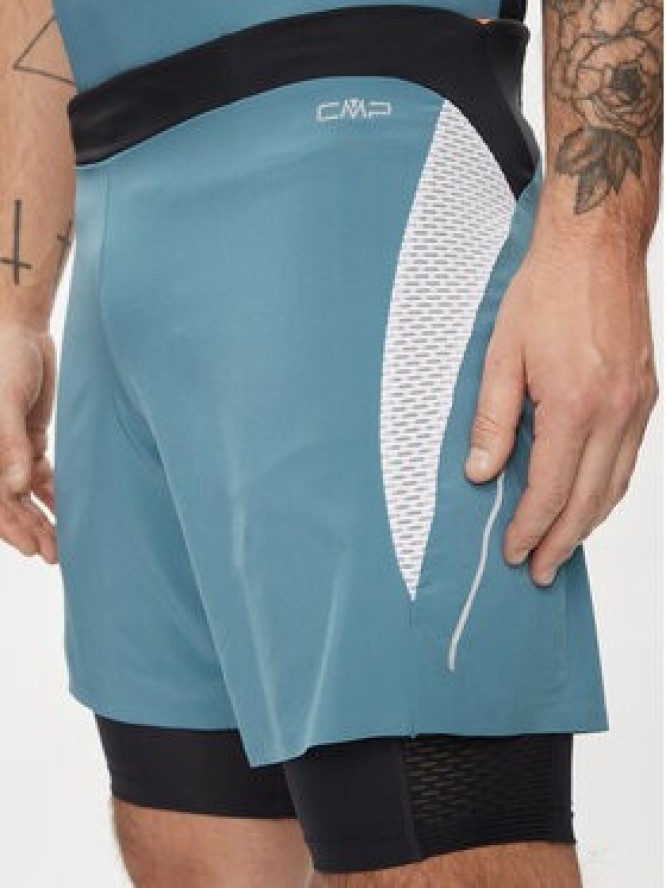 CMP Szorty sportowe 32C6747 Niebieski Regular Fit