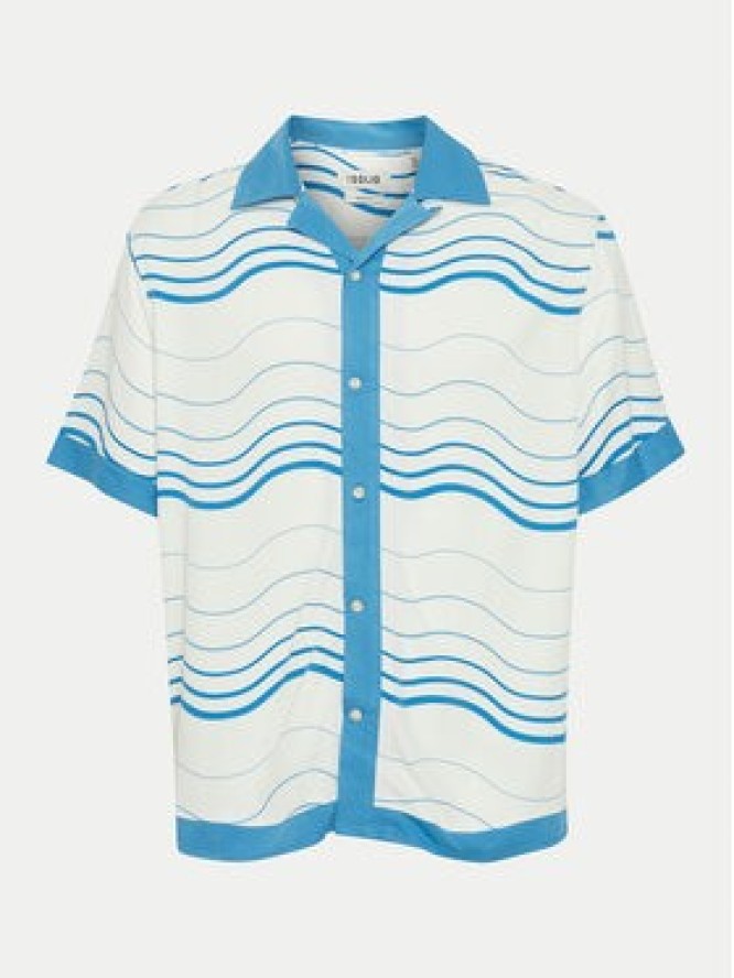 Solid Koszula Ibbs 21108204 Niebieski Relaxed Fit