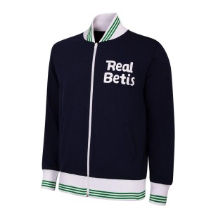 Kurtka/bluza retro piłkarska - Dorośli - Real Bétis Lata 70 Szusza - Granatowy