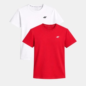T-SHIRT MĘSKI 4F KOSZULKA ZESTAW KOMPLET 2 SZTUKI TTSHM3341