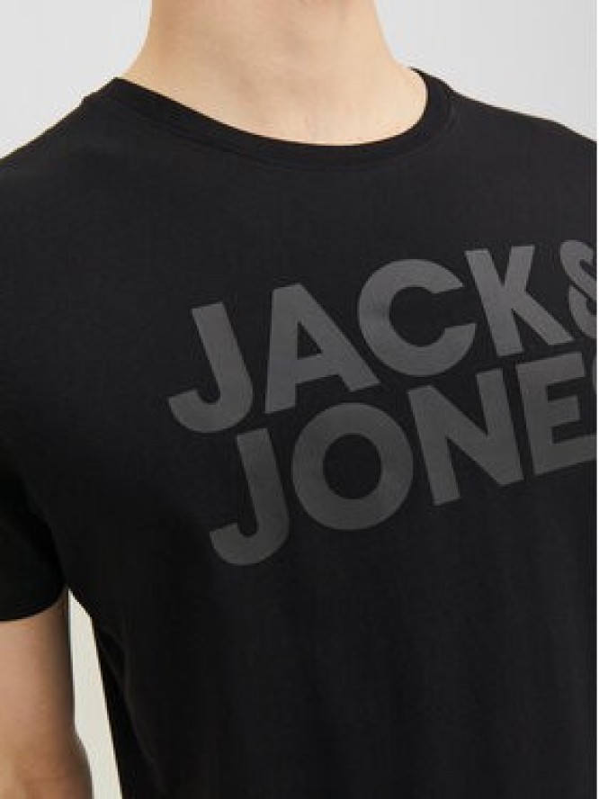 Jack & Jones T-Shirt Corp 12151955 Czarny Standard Fit