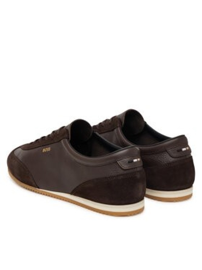 BOSS Sneakersy Lineor 50568463 Brązowy