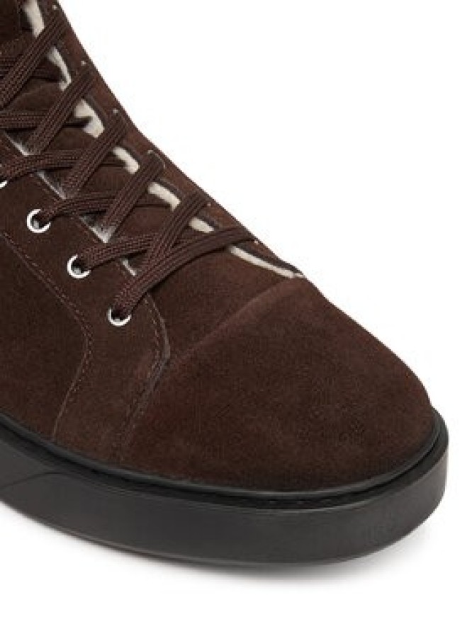 KARL LAGERFELD Sneakersy Flint II KL53353L Brązowy