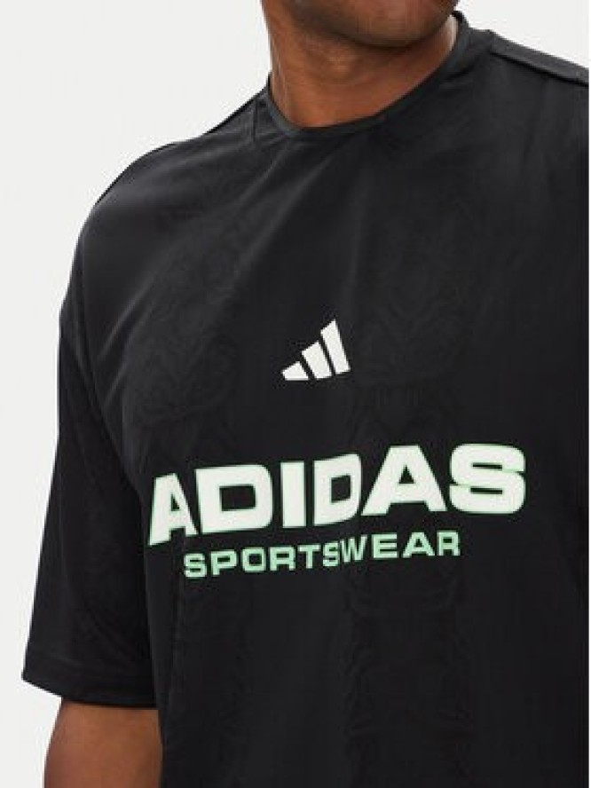 adidas T-Shirt Common Goal JM1752 Czarny Loose Fit