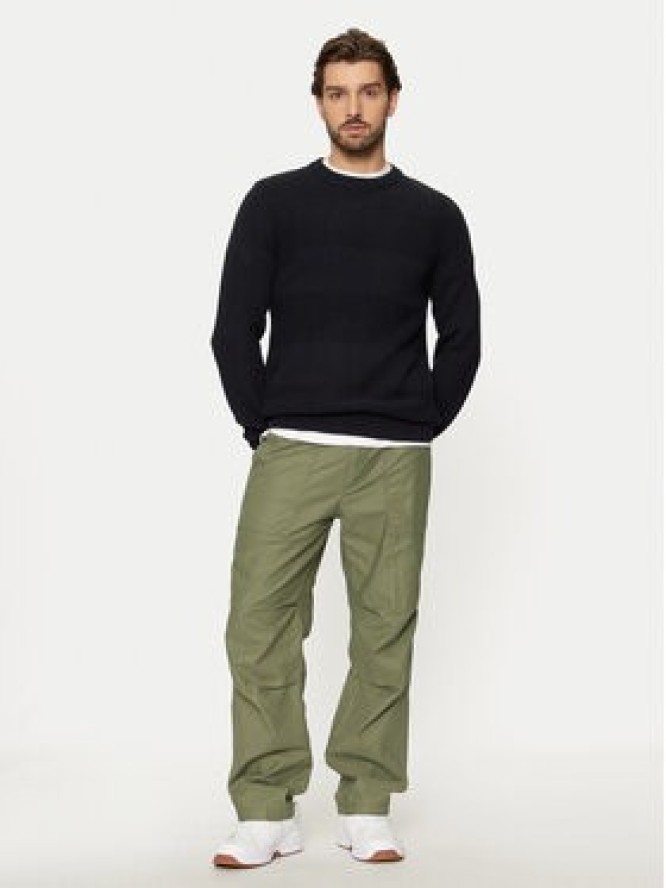 Jack & Jones Sweter Hugo 12258607 Granatowy Regular Fit