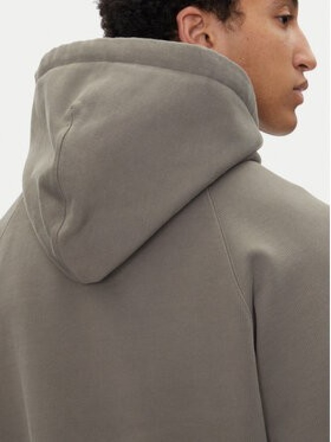 AMI Paris Bluza USW274.747 Khaki Regular Fit