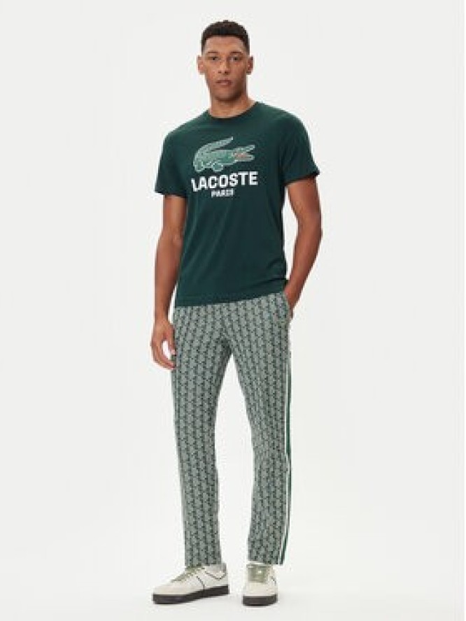 Lacoste T-Shirt TH5634 Zielony Regular Fit