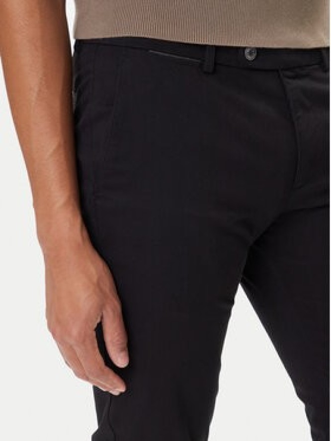 Bugatti Spodnie materiałowe 4220 16224 Czarny Slim Fit