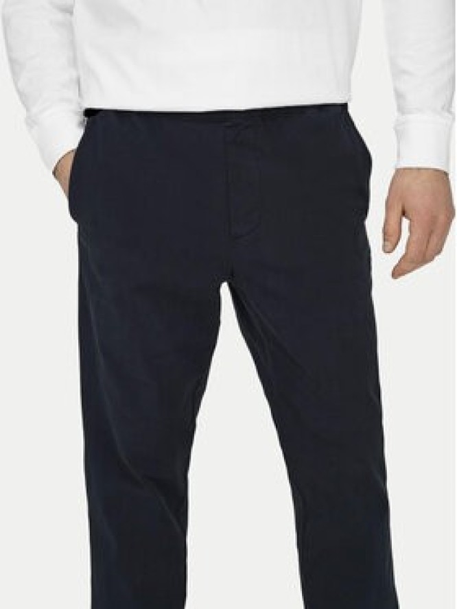 Only & Sons Chinosy Linus 22029765 Granatowy Tapered Fit