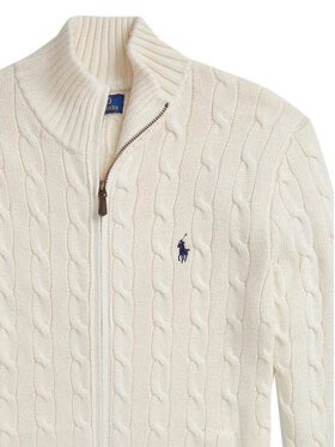 Polo Ralph Lauren Sweter 710899975005 Écru Regular Fit