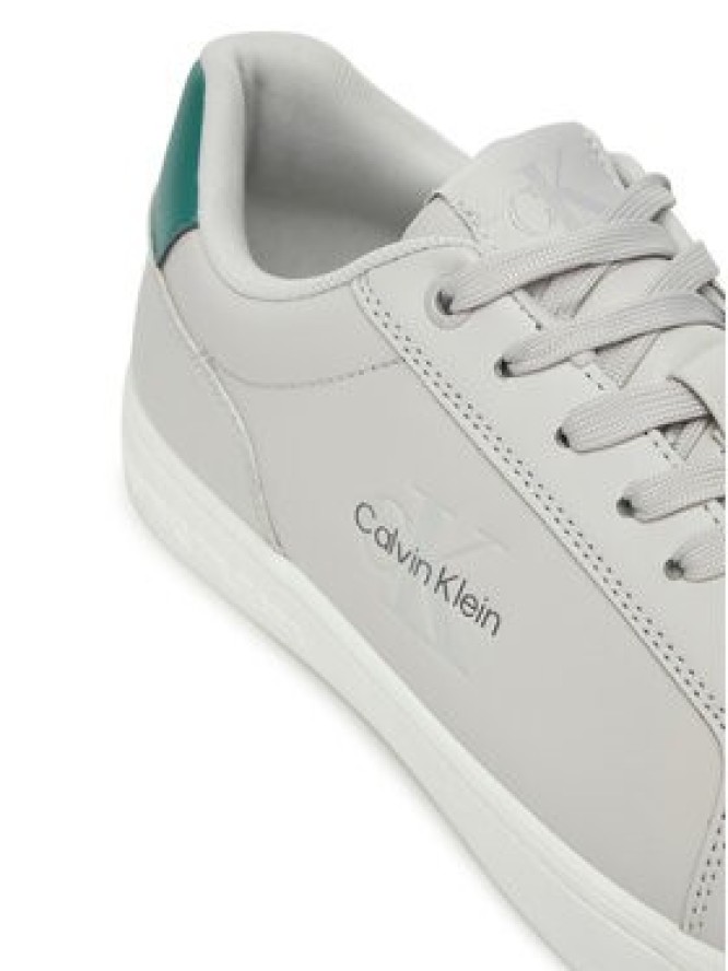 Calvin Klein Jeans Sneakersy Classic Cupsole Mono Lth YM0YM01369 Szary