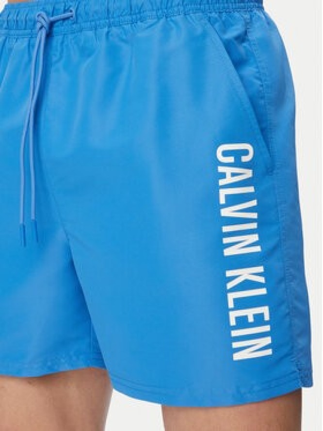Calvin Klein Swimwear Szorty kąpielowe LV00N61047 Niebieski Regular Fit