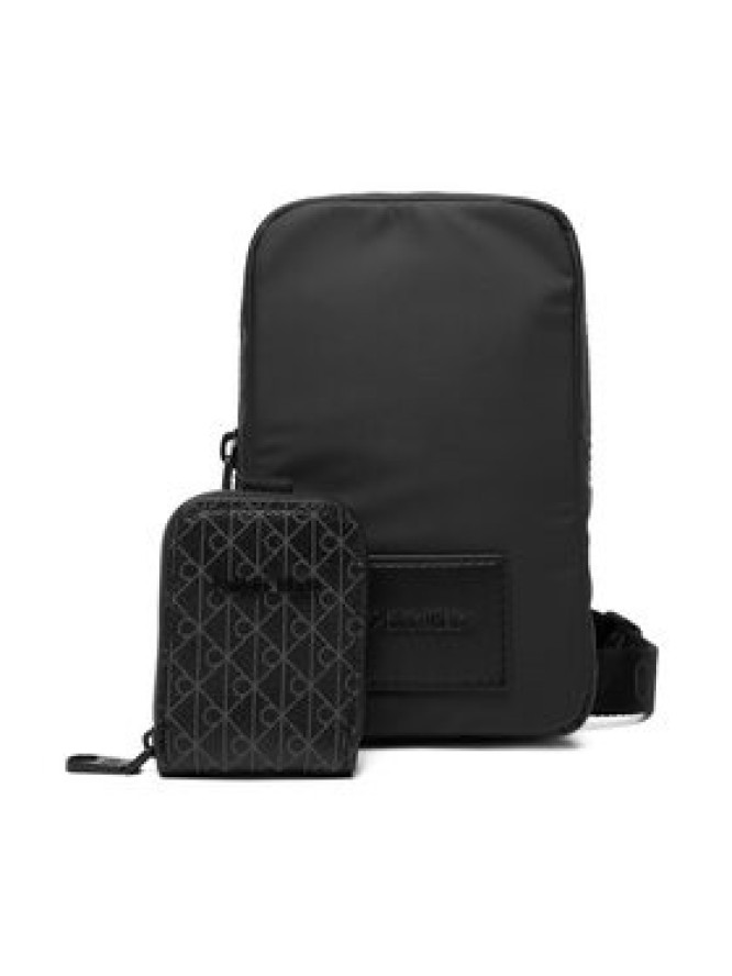 Calvin Klein Saszetka Puffer Utility Phone Crossbody LV04D1115G Czarny