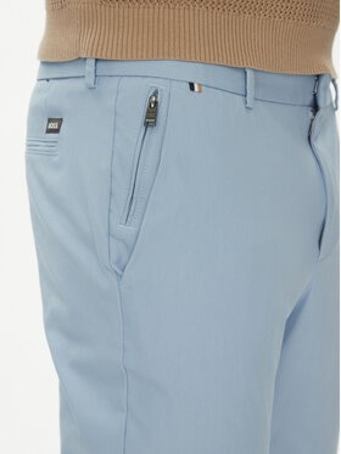 BOSS Spodnie materiałowe Kaito1_T 50487754 Błękitny Slim Fit