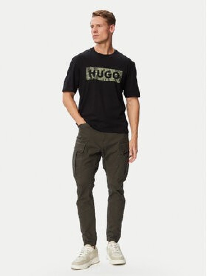 HUGO T-Shirt Nerpient 50566041 Czarny Regular Fit