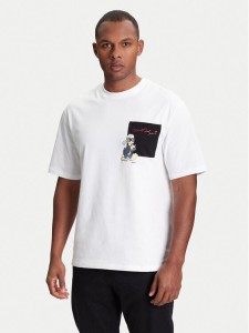 KARL LAGERFELD T-Shirt 755097 553270 Biały Regular Fit