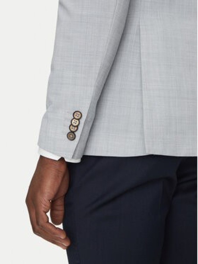 Michael Kors Marynarka MK0SB01025 Szary Slim Fit