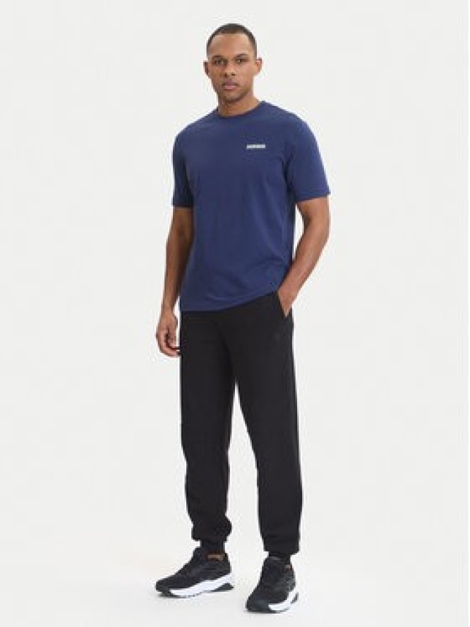 Napapijri T-Shirt S-Flint NP0A4FZZ Granatowy Regular Fit