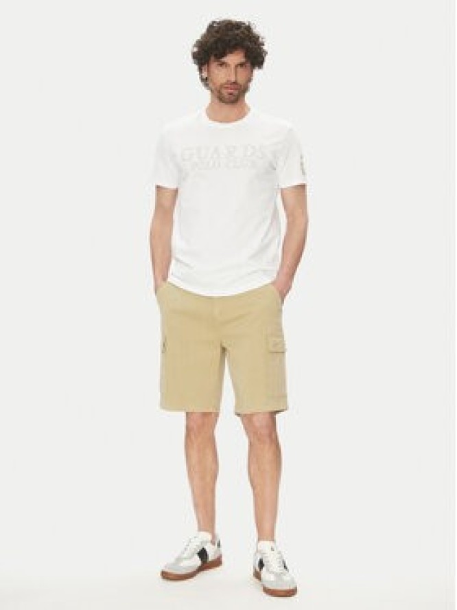 La Martina T-Shirt Anselm MARG31 JS206 Biały Regular Fit