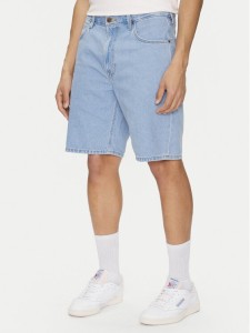 Lee Szorty jeansowe Asher 112364084 Niebieski Loose Fit