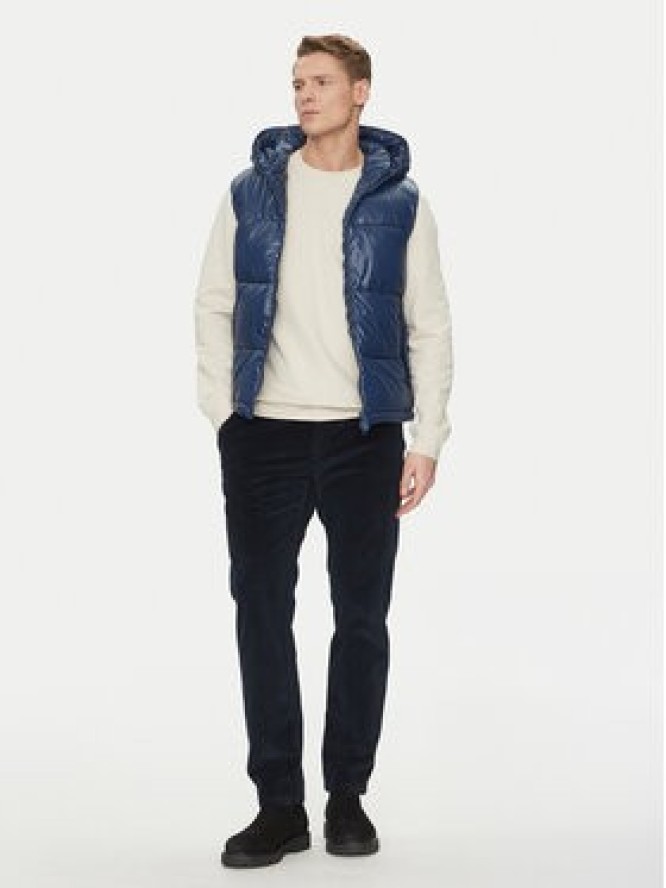 Save The Duck Kamizelka D80296M LUCK19 Granatowy Regular Fit