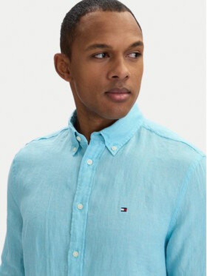 Tommy Hilfiger Koszula MW0MW41530 Niebieski Regular Fit