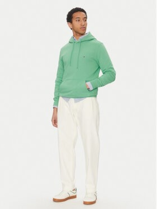 Tommy Hilfiger Bluza Essential MW0MW37235 Zielony Regular Fit