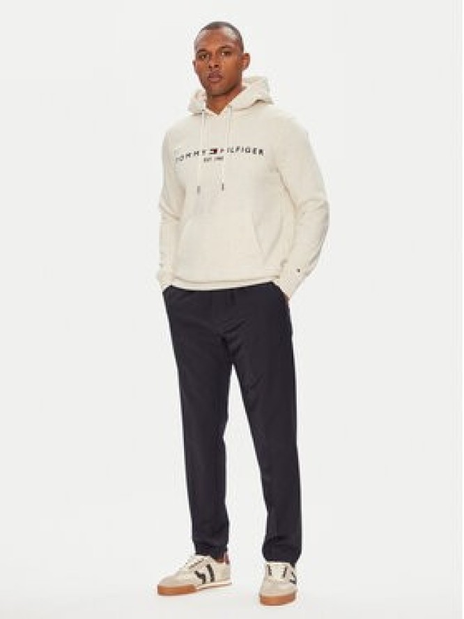 Tommy Hilfiger Bluza Logo MW0MW11599 Beżowy Regular Fit