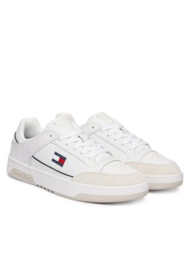 Tommy Jeans Sneakersy Tjm Cupsole Leather EM0EM01660 Biały