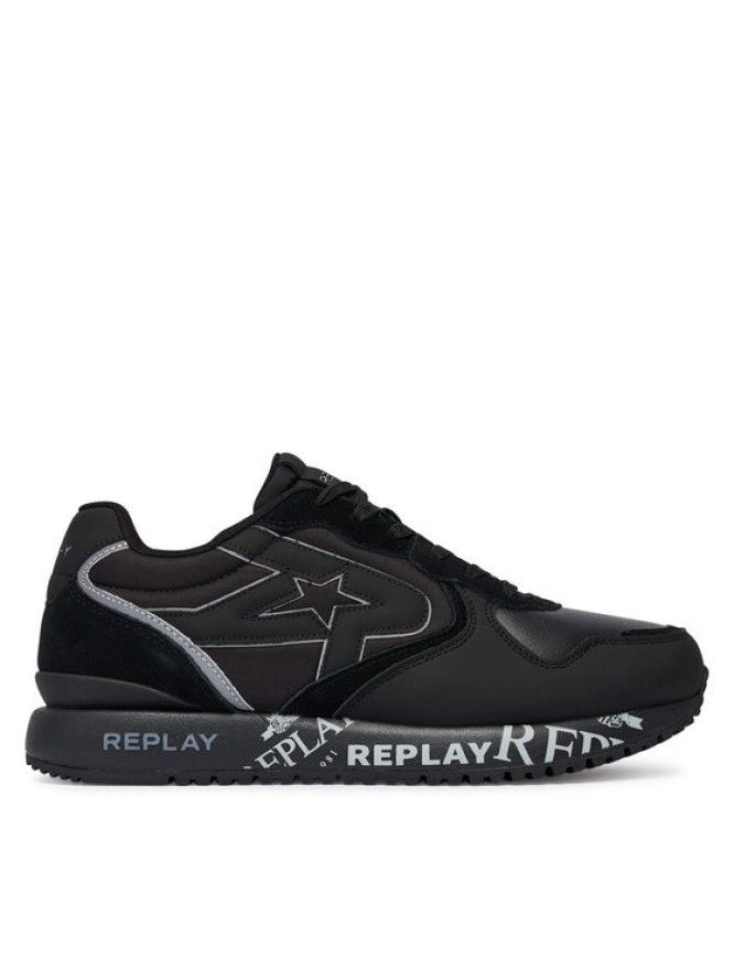 REPLAY Sneakersy GMS9I .000.C0008L Czarny