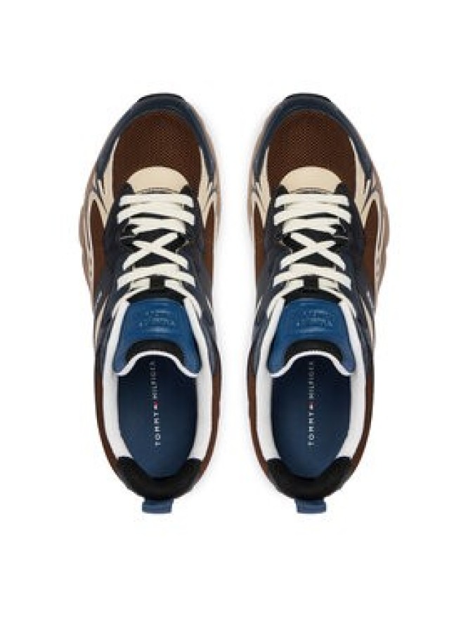 Tommy Hilfiger Sneakersy Outdoor Sneaker Tech Mix FM0FM05843 Brązowy