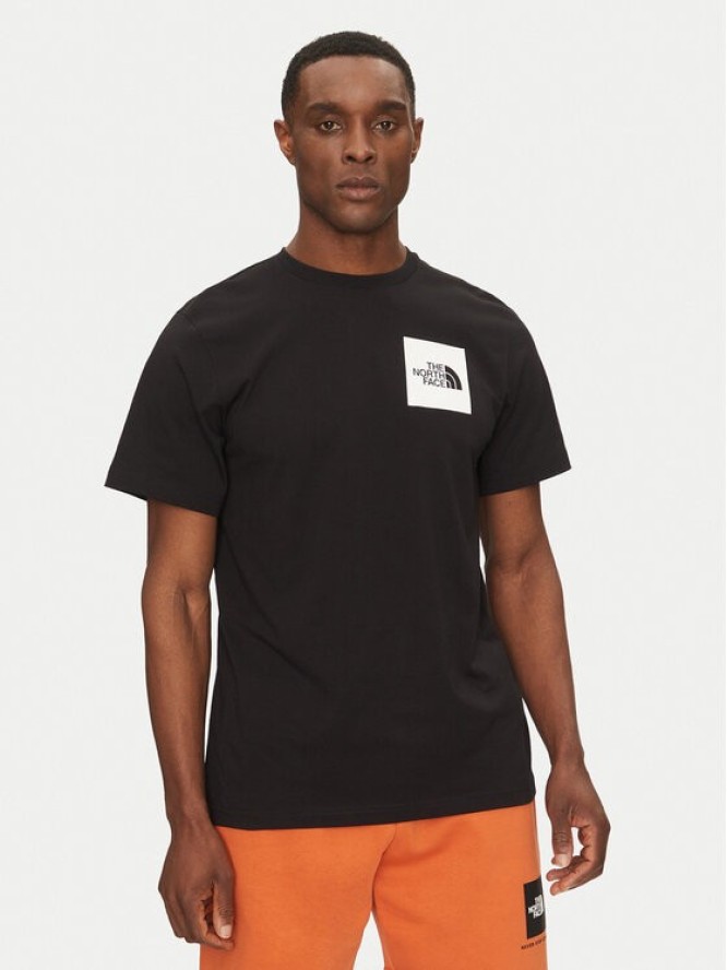 The North Face T-Shirt Fine NF0A8A6M Czarny Regular Fit