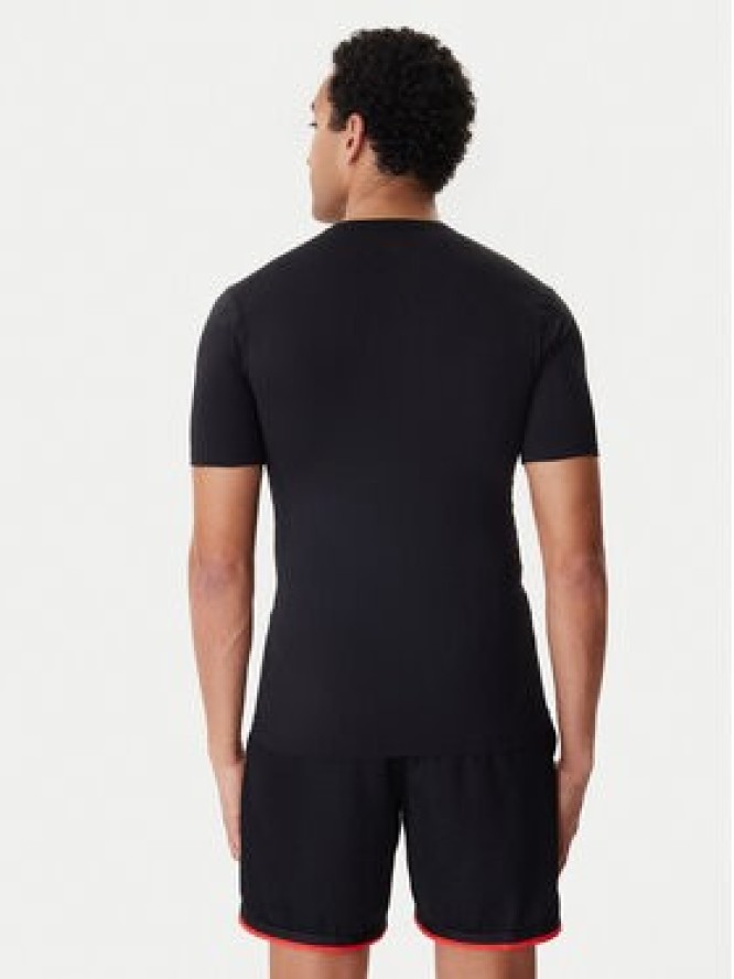 Reebok Koszulka techniczna RK25599CCM Czarny Slim Fit