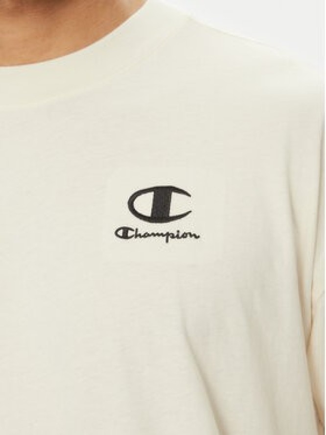 Champion T-Shirt 221257 Écru Regular Fit