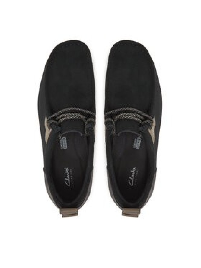 Clarks Półbuty Wallabee 26181387 Czarny
