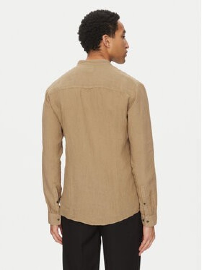 HUGO Koszula Elvory 50490740 Beżowy Slim Fit