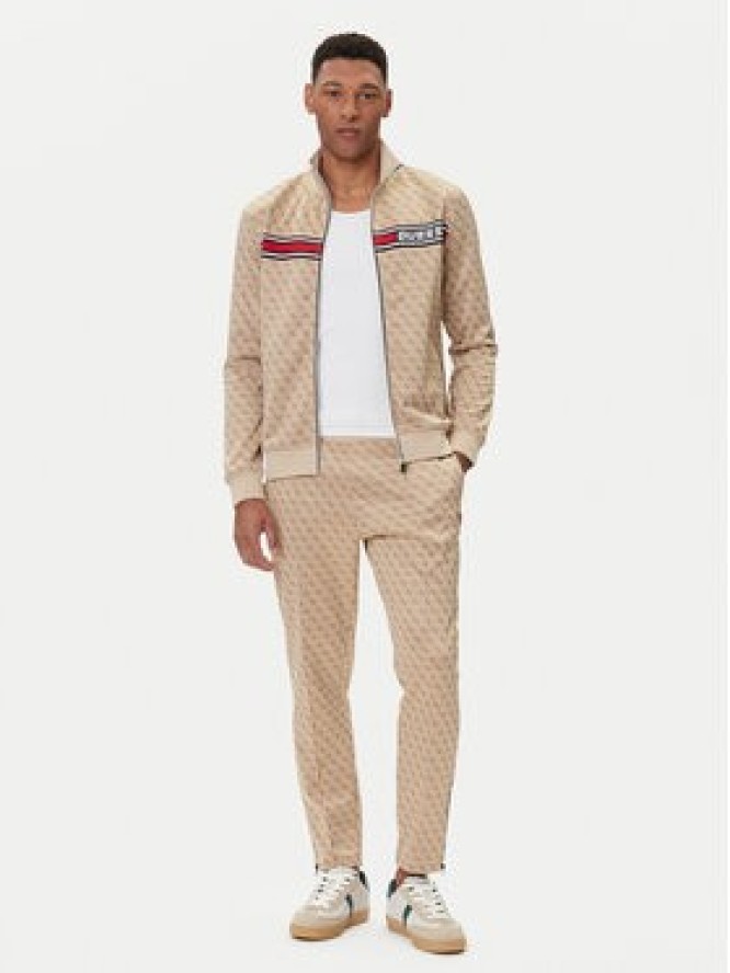 Guess Bluza Z2BQ06 K7122 Beżowy Regular Fit