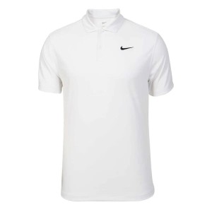 Podkoszulek Nike Dri-Fit Tennis Polo, Biały, Mężczyźni