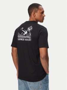 adidas T-Shirt Summer Slides Sport Graphic JZ4998 Czarny Regular Fit