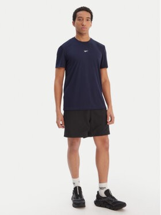 Reebok T-Shirt RK25602CCM Granatowy Regular Fit