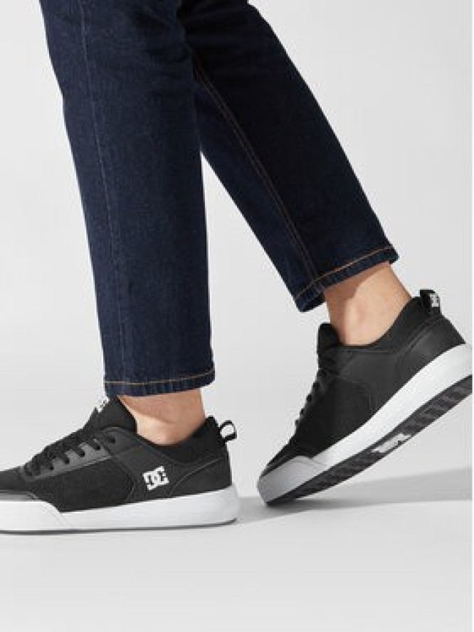 DC Shoes Sneakersy Transit ADYS700227 Czarny