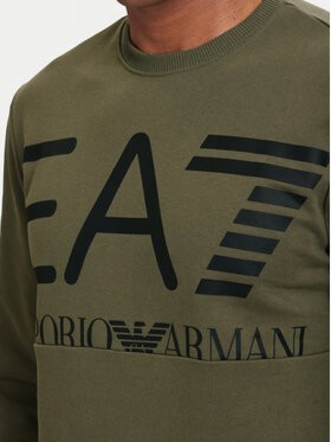 EA7 Emporio Armani Bluza 7M002201 AF27189 U7014 Zielony Regular Fit