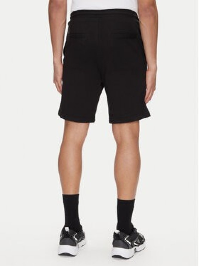 Calvin Klein Jeans Szorty sportowe Brush Stroke J30J327528 Czarny Regular Fit